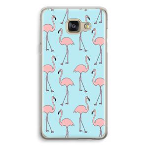 CaseCompany Anything Flamingoes: Samsung Galaxy A5 (2016) Transparant Hoesje
