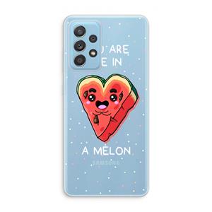 CaseCompany One In A Melon: Samsung Galaxy A73 Transparant Hoesje