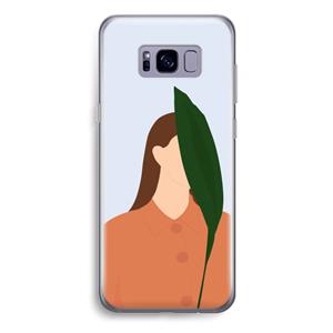 CaseCompany Leaf: Samsung Galaxy S8 Plus Transparant Hoesje