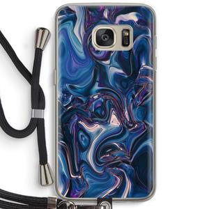CaseCompany Mirrored Mirage: Samsung Galaxy S7 Transparant Hoesje met koord