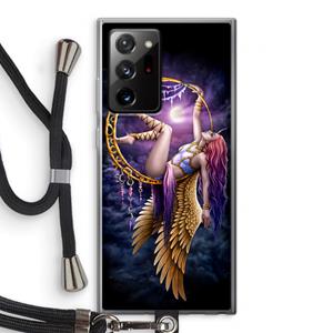 CaseCompany Aerial Angel: Samsung Galaxy Note 20 Ultra / Note 20 Ultra 5G Transparant Hoesje met koord