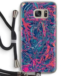 CaseCompany Sleeping Dreams: Samsung Galaxy S7 Transparant Hoesje met koord