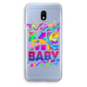 CaseCompany Touch Me: Samsung Galaxy J3 (2017) Transparant Hoesje