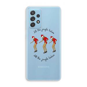 CaseCompany Jingle Ladies: Samsung Galaxy A73 Transparant Hoesje