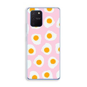CaseCompany Dancing eggs: Samsung Galaxy Note 10 Lite Transparant Hoesje