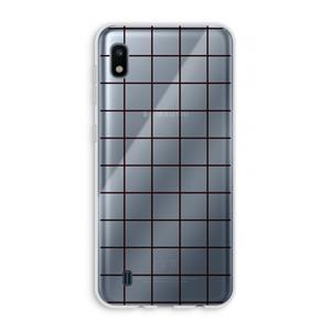 CaseCompany Rooster: Samsung Galaxy A10 Transparant Hoesje