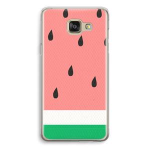 CaseCompany Watermeloen: Samsung Galaxy A5 (2016) Transparant Hoesje