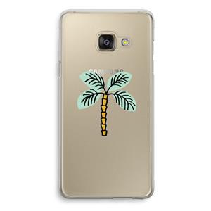 CaseCompany Palmboom: Samsung Galaxy A3 (2016) Transparant Hoesje