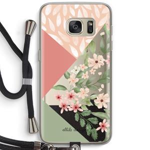 CaseCompany Sweet heaven geometrics: Samsung Galaxy S7 Transparant Hoesje met koord