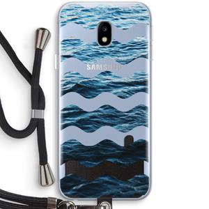 CaseCompany Oceaan: Samsung Galaxy J3 (2017) Transparant Hoesje met koord