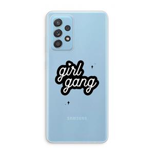CaseCompany Girl Gang: Samsung Galaxy A73 Transparant Hoesje