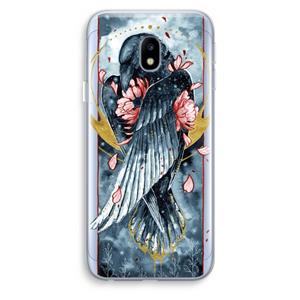 CaseCompany Golden Raven: Samsung Galaxy J3 (2017) Transparant Hoesje