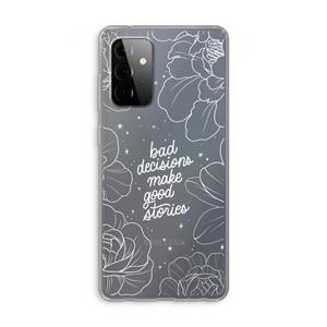 CaseCompany Good stories: Samsung Galaxy A72 Transparant Hoesje