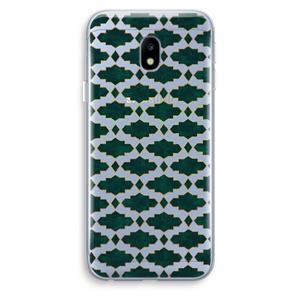 CaseCompany Moroccan tiles: Samsung Galaxy J3 (2017) Transparant Hoesje
