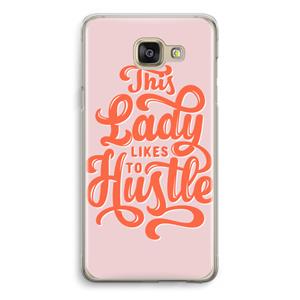 CaseCompany Hustle Lady: Samsung Galaxy A5 (2016) Transparant Hoesje