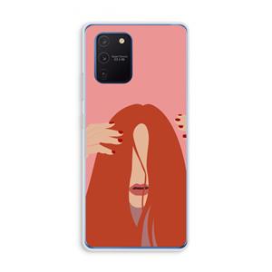 CaseCompany Woke up like this: Samsung Galaxy Note 10 Lite Transparant Hoesje