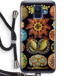CaseCompany Haeckel Ascidiae: Samsung Galaxy A6 (2018) Transparant Hoesje met koord
