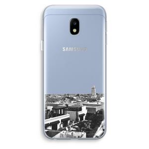 CaseCompany Marrakech Skyline : Samsung Galaxy J3 (2017) Transparant Hoesje