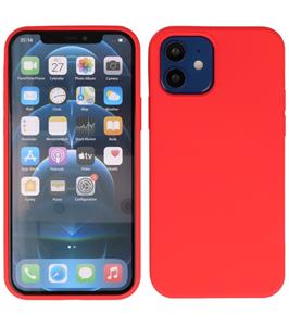 Softcase hoes - iPhone 12 Mini - Rood