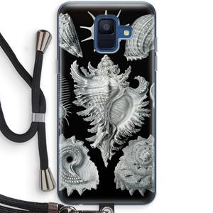 CaseCompany Haeckel Prosobranchia: Samsung Galaxy A6 (2018) Transparant Hoesje met koord