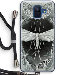 CaseCompany Haeckel Tineida: Samsung Galaxy A6 (2018) Transparant Hoesje met koord