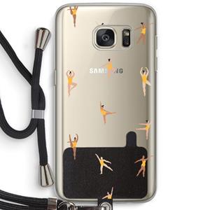 CaseCompany Dans #2: Samsung Galaxy S7 Transparant Hoesje met koord