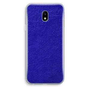 CaseCompany Majorelle Blue: Samsung Galaxy J3 (2017) Transparant Hoesje