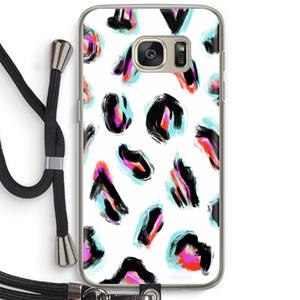 CaseCompany Cheetah color: Samsung Galaxy S7 Transparant Hoesje met koord