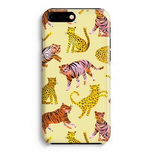 CaseCompany Cute Tigers and Leopards: iPhone 8 Plus Volledig Geprint Hoesje