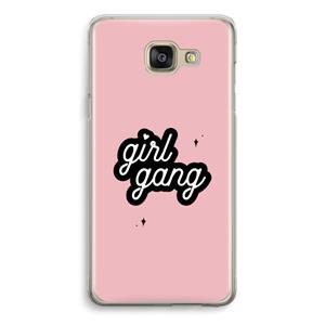 CaseCompany Girl Gang: Samsung Galaxy A5 (2016) Transparant Hoesje