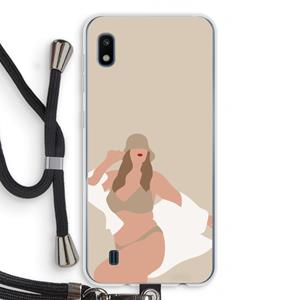 CaseCompany One of a kind: Samsung Galaxy A10 Transparant Hoesje met koord