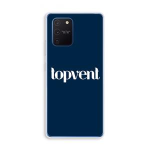 CaseCompany Topvent Navy: Samsung Galaxy Note 10 Lite Transparant Hoesje