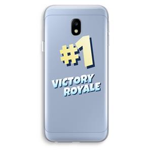 CaseCompany Victory Royale: Samsung Galaxy J3 (2017) Transparant Hoesje