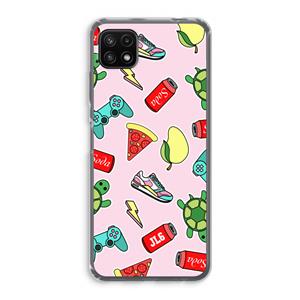 CaseCompany Things Jamie Loves: Samsung Galaxy A22 5G Transparant Hoesje