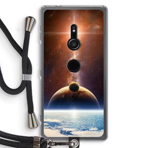 CaseCompany Omicron 2019: Sony Xperia XZ2 Transparant Hoesje met koord
