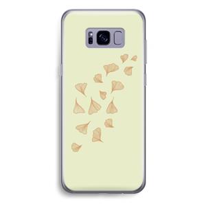 CaseCompany Falling Leaves: Samsung Galaxy S8 Plus Transparant Hoesje