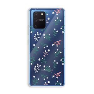CaseCompany Small white flowers: Samsung Galaxy Note 10 Lite Transparant Hoesje