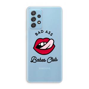 CaseCompany Badass Babes Club: Samsung Galaxy A73 Transparant Hoesje