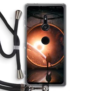CaseCompany Ephemeral: Sony Xperia XZ2 Transparant Hoesje met koord