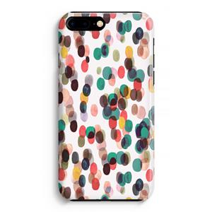 CaseCompany Tropical Dots: iPhone 8 Plus Volledig Geprint Hoesje