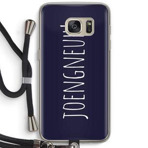 CaseCompany Joengneuh!: Samsung Galaxy S7 Transparant Hoesje met koord
