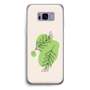 CaseCompany Beleaf in you: Samsung Galaxy S8 Plus Transparant Hoesje