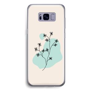 CaseCompany Love your petals: Samsung Galaxy S8 Plus Transparant Hoesje