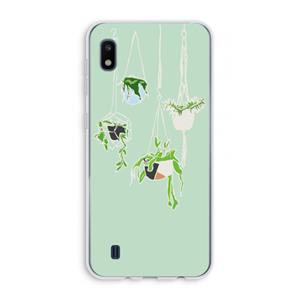 CaseCompany Hang In There: Samsung Galaxy A10 Transparant Hoesje