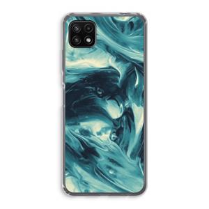 CaseCompany Dreaming About Whales: Samsung Galaxy A22 5G Transparant Hoesje