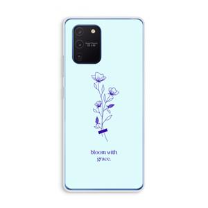 CaseCompany Bloom with grace: Samsung Galaxy Note 10 Lite Transparant Hoesje