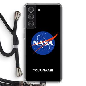 CaseCompany NASA: Samsung Galaxy S21 FE Transparant Hoesje met koord