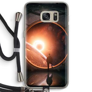 CaseCompany Ephemeral: Samsung Galaxy S7 Transparant Hoesje met koord