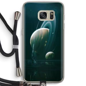 CaseCompany Mercurius: Samsung Galaxy S7 Transparant Hoesje met koord