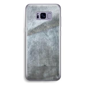 CaseCompany Grey Stone: Samsung Galaxy S8 Plus Transparant Hoesje